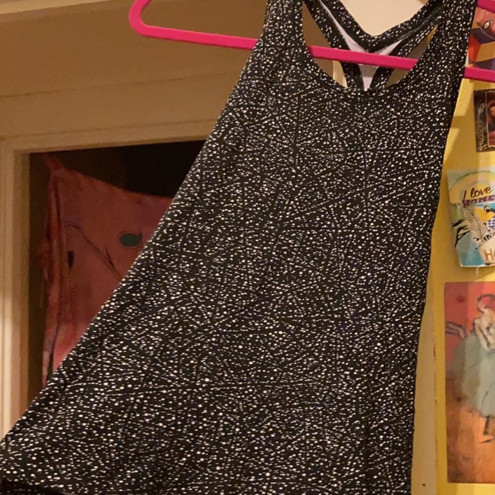 lululemon racerback tank top - celestial dots